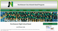 Desktop Screenshot of northmontband.org
