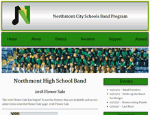 Tablet Screenshot of bandpremier.northmontband.org